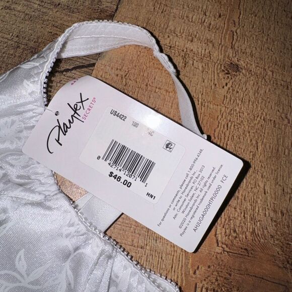 Playtex® Secrets® Lifts & Supports Full Figure Unlined Underwire Bra 4422 nwt - Picture 7 of 7